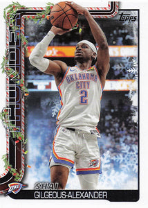 2025-26 Topps Holiday Basketball Shai Gilgeous-Alexander #H90