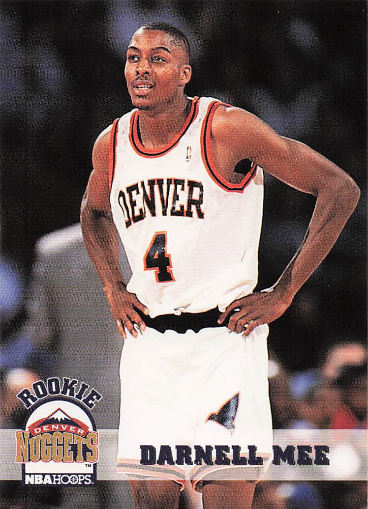 1993-94 Hoops Basketball Darnell Mee #327 Rookie