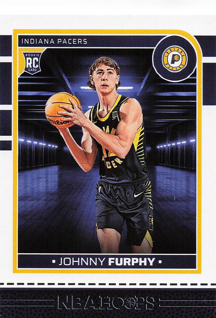 2024-25 Hoops Basketball Johnny Furphy #265 Rookie