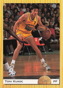 1993 Classic Draft Picks Basketball Toni Kukoc #10