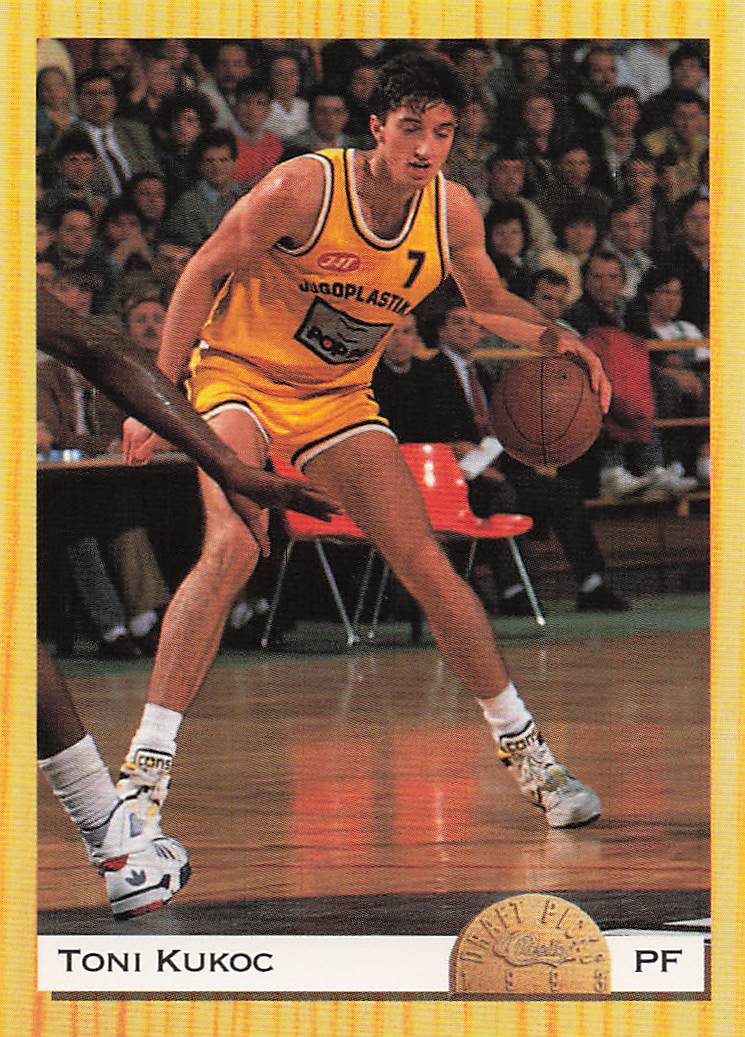 1993 Classic Draft Picks Basketball Toni Kukoc #10