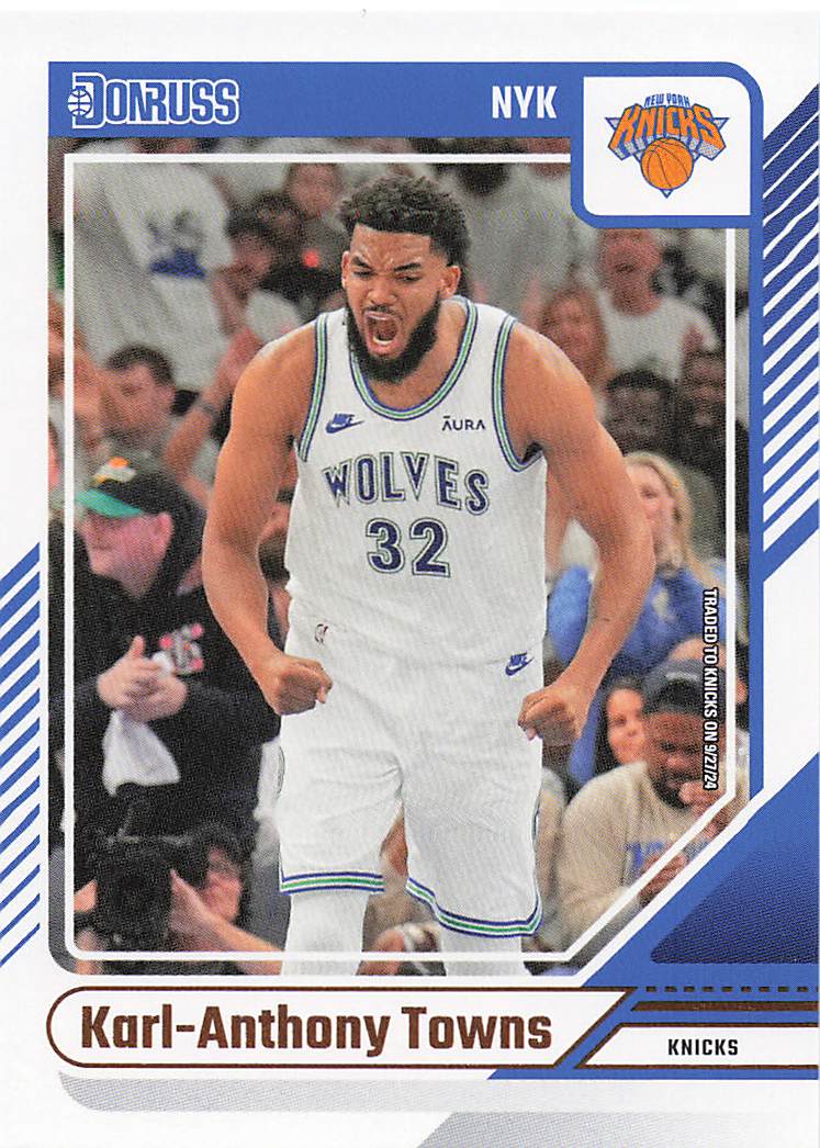 2024-25 Donruss Basketball Karl-Anthony Towns #8