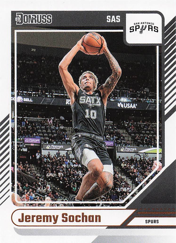 2024-25 Donruss Basketball Jeremy Sochan #180