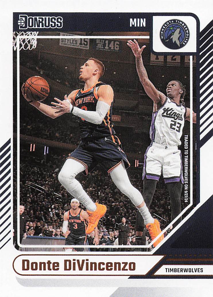 2024-25 Donruss Basketball Donte DiVincenzo #77