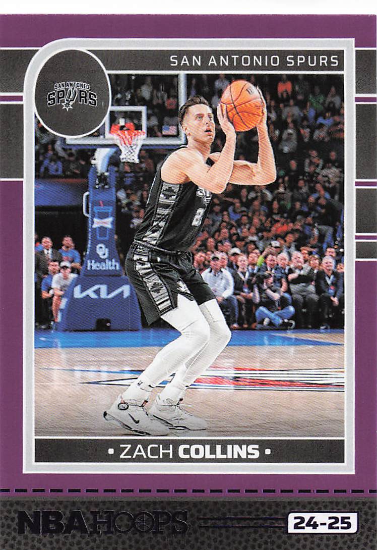 2024-25 Hoops Basketball Purple Zach Collins #57
