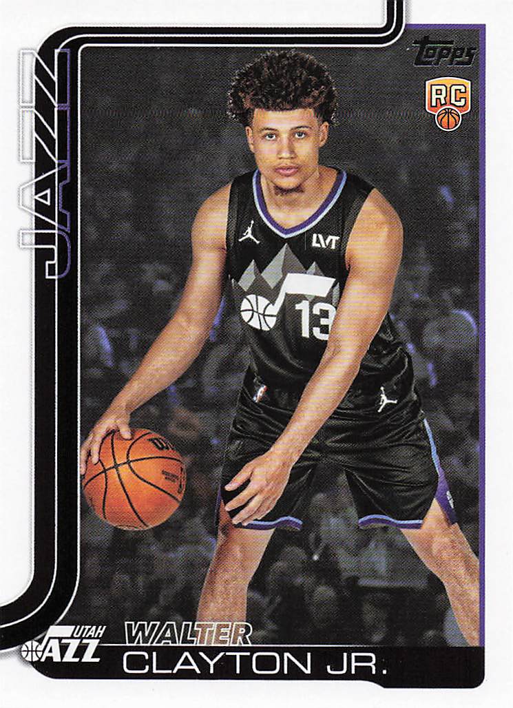 2025-26 Topps Basketball Walter Clayton Jr. #218 Rookie