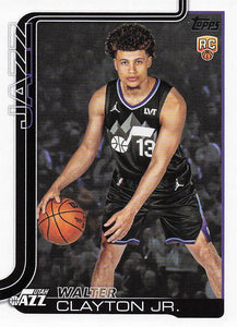 2025-26 Topps Basketball Walter Clayton Jr. #218 Rookie