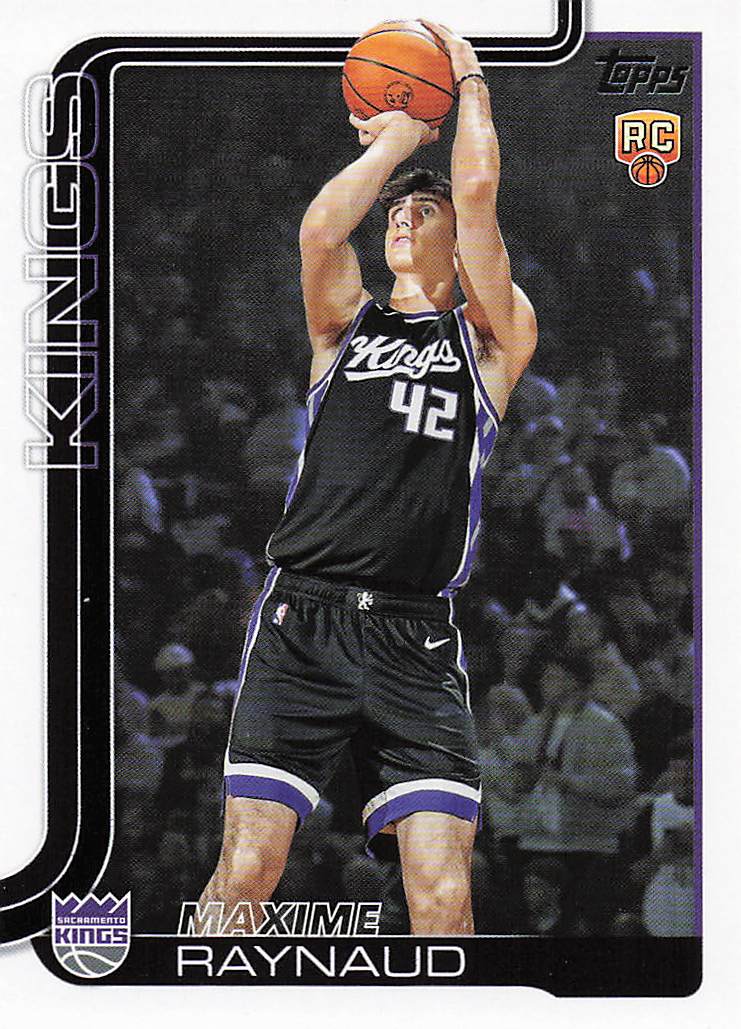 2025-26 Topps Basketball Maxime Raynaud #243 Rookie