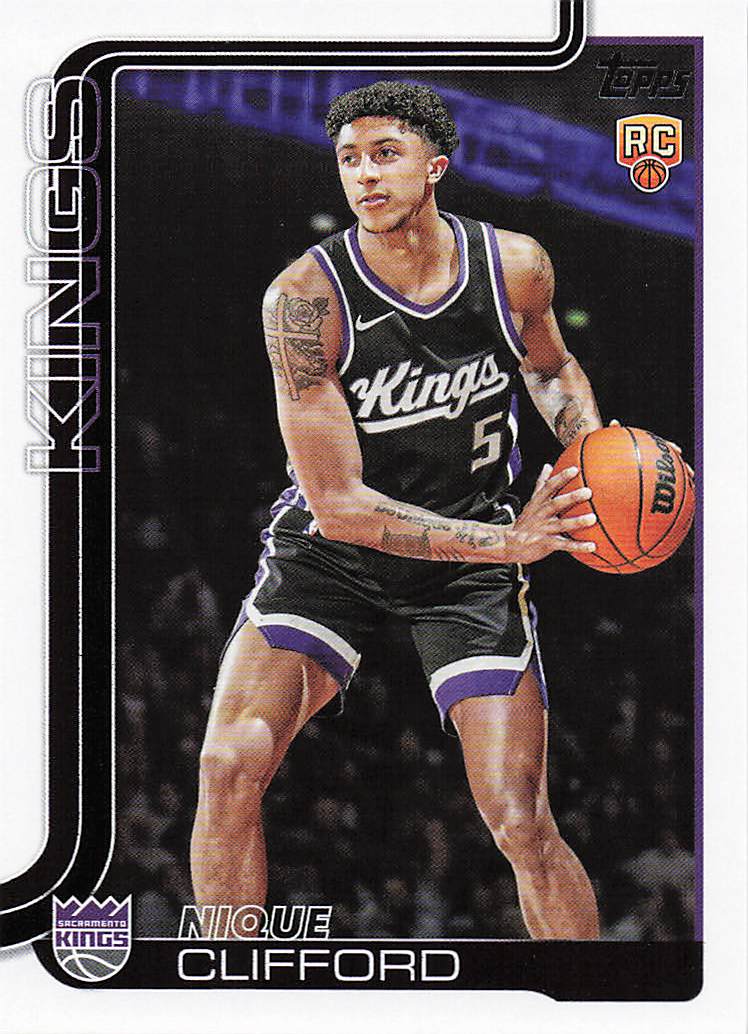 2025-26 Topps Basketball Nique Clifford #224 Rookie
