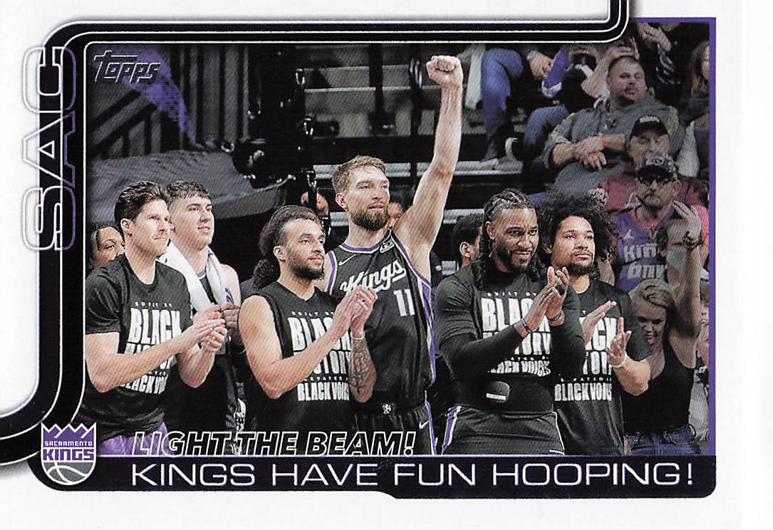 2025-26 Topps Basketball Light The Beam!: Kings Have Fun Hooping! #295