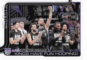 2025-26 Topps Basketball Light The Beam!: Kings Have Fun Hooping! #295