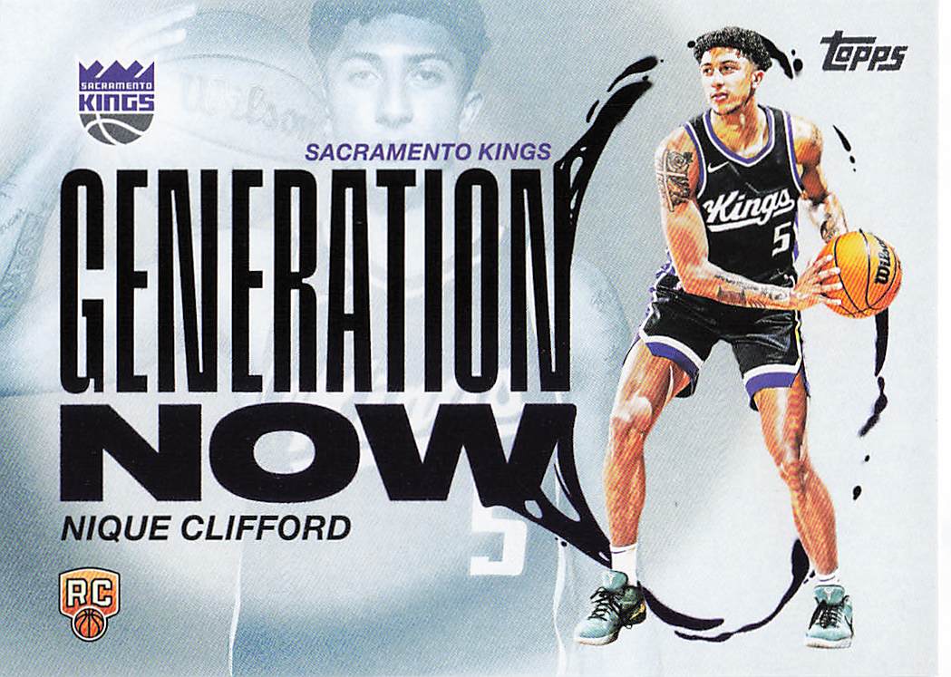 2025-26 Topps Basketball Generation Now Nique Clifford #GN-24