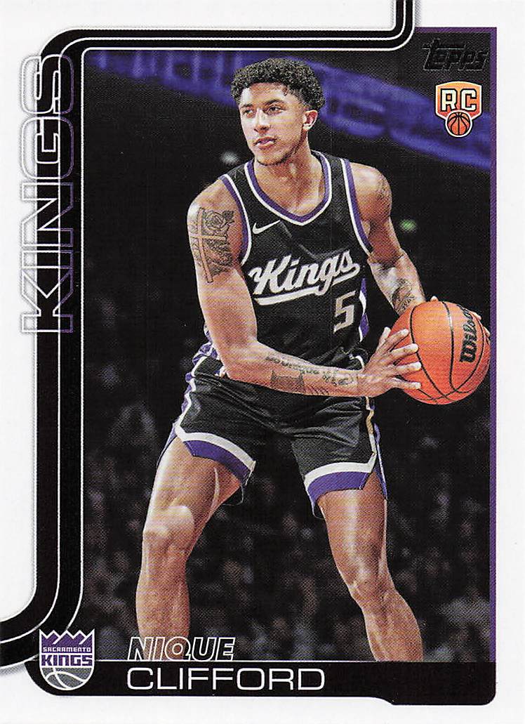 2025-26 Topps Basketball Nique Clifford #224 Rookie