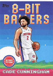 2025-26 Topps Basketball 8-Bit Ballers Cade Cunningham #8B-1