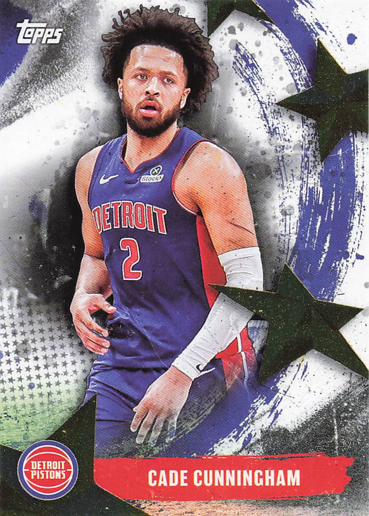 2025-26 Topps Basketball Stars of the NBA Cade Cunningham #SA-14