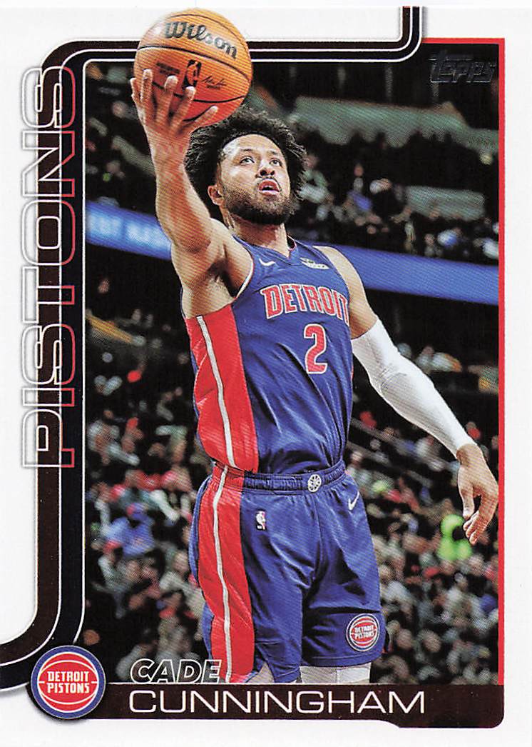 2025-26 Topps Basketball Cade Cunningham #40