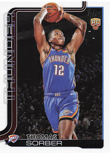 2025-26 Topps Basketball Thomas Sorber #215 Rookie