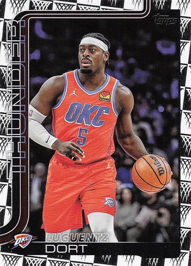 2025-26 Topps Basketball Season Tip Off Luguentz Dort #117