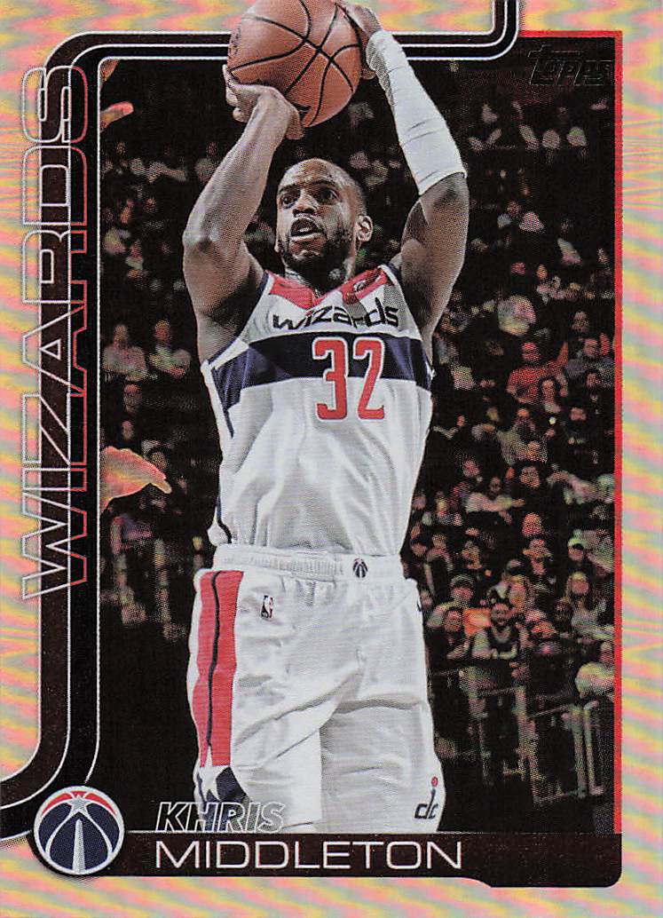 2025-26 Topps Basketball Rainbow Foilboard Khris Middleton #100