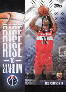 2025-26 Topps Basketball Rise to Stardom Tre Johnson III #RTS-6