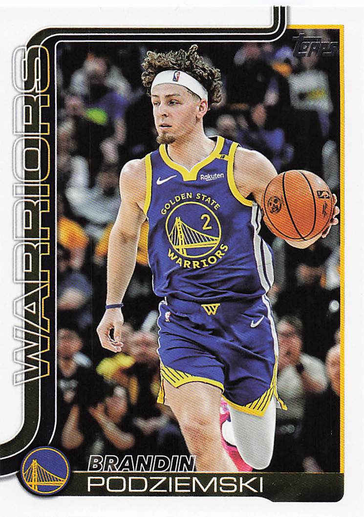 2025-26 Topps Basketball Brandin Podziemski #141