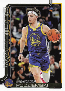 2025-26 Topps Basketball Brandin Podziemski #141