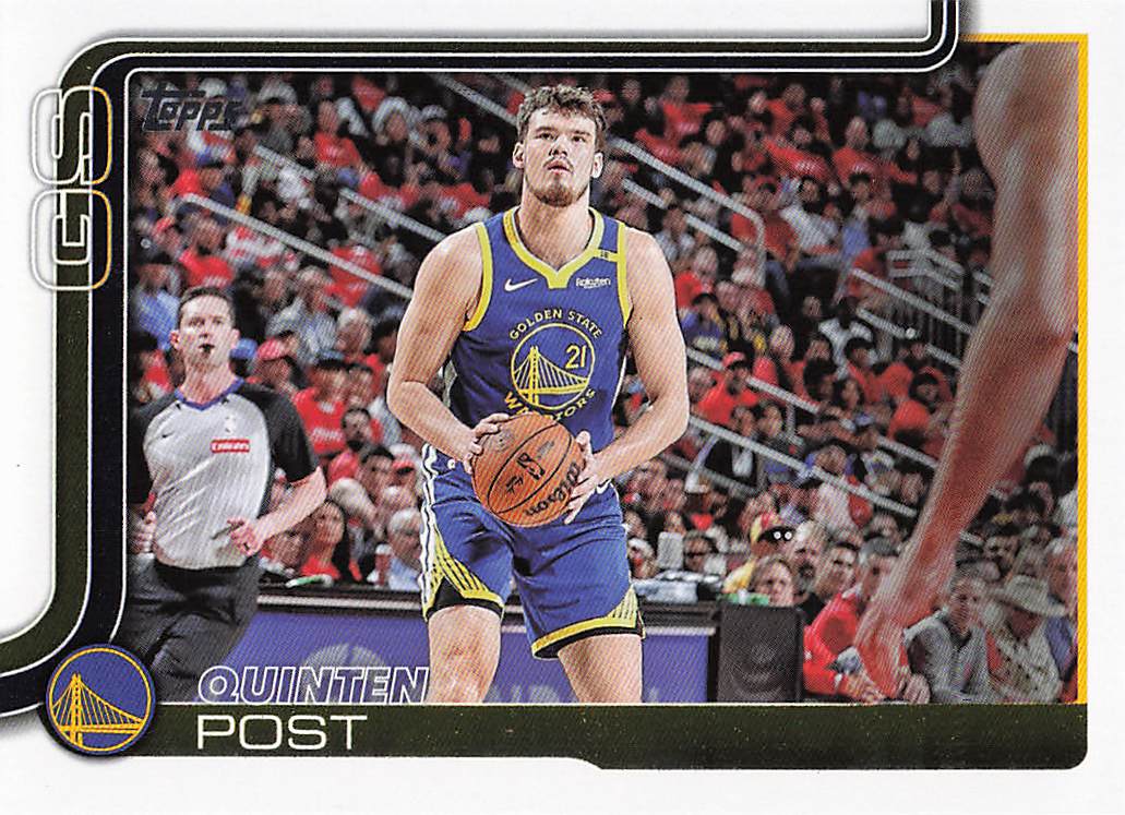 2025-26 Topps Basketball Quinten Post #139