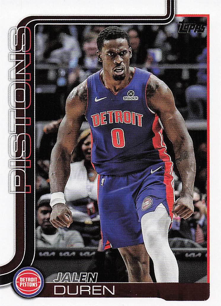 2025-26 Topps Basketball Jalen Duren #41