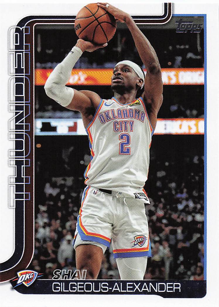 2025-26 Topps Basketball Shai Gilgeous-Alexander #115