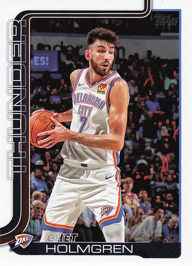 2025-26 Topps Basketball Chet Holmgren #118