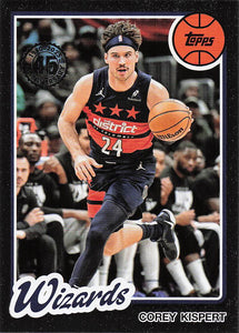 2025-26 Topps Basketball 1980-81 Topps Basketball Corey Kispert #80BK-13