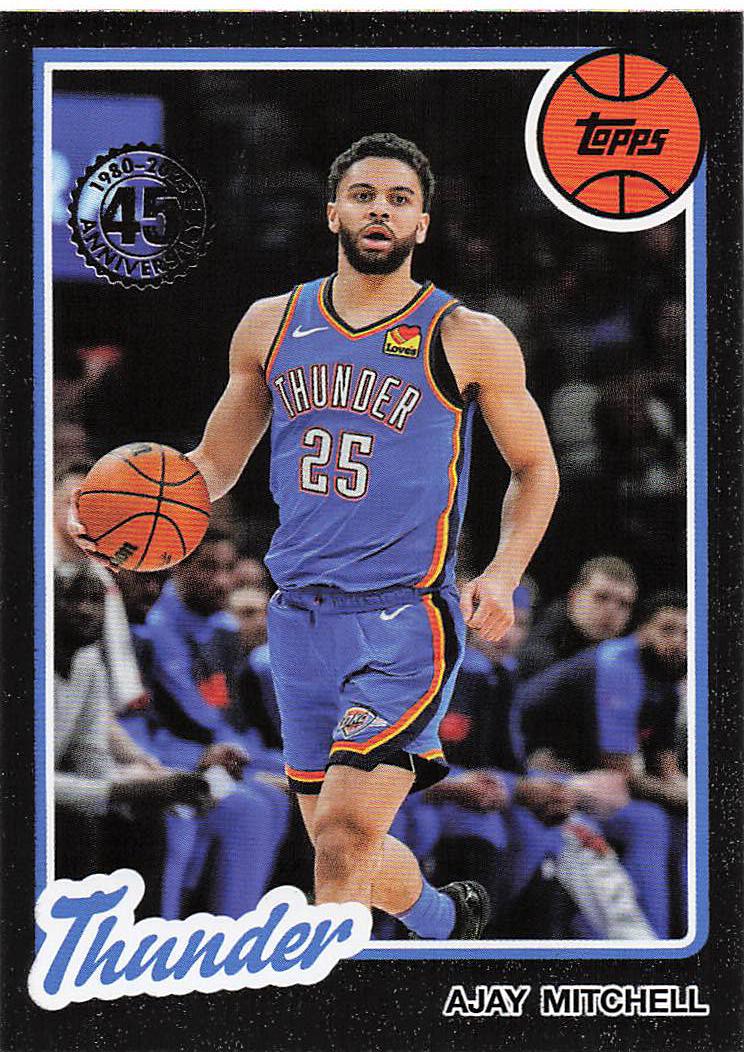 2025-26 Topps Basketball 1980-81 Topps Basketball Ajay Mitchell #80BK-12