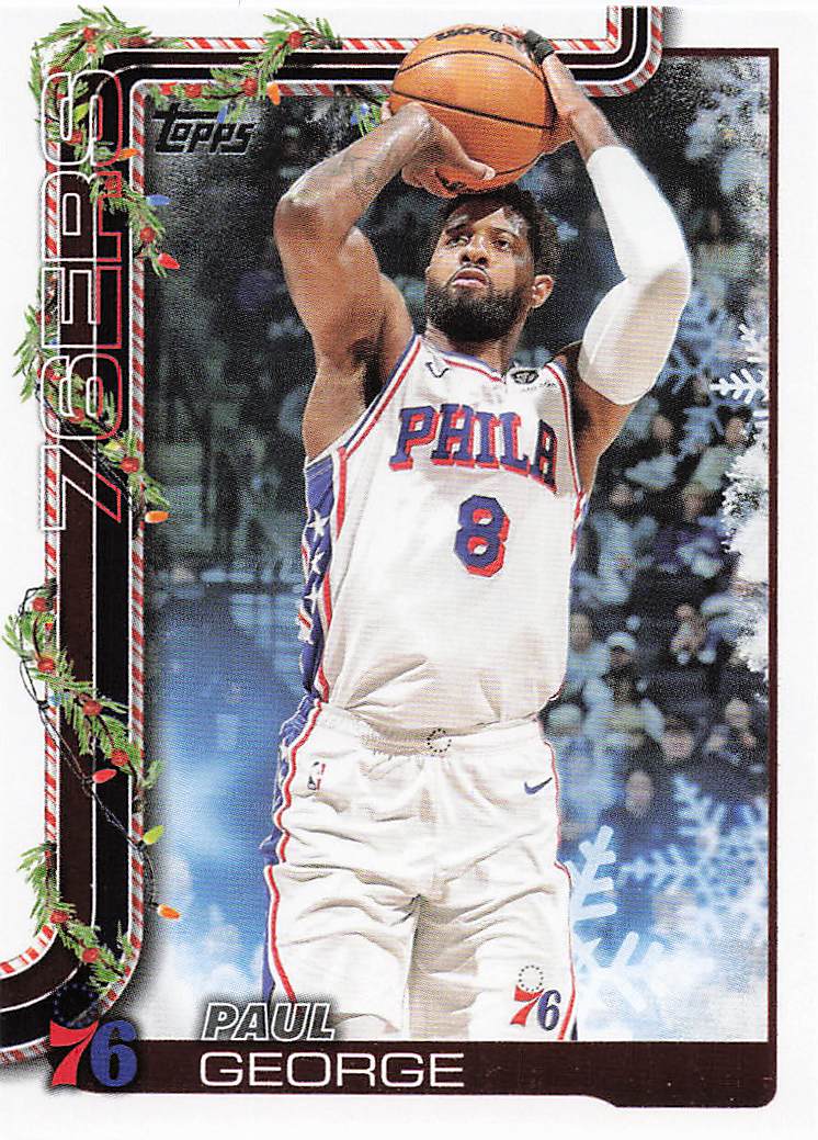 2025-26 Topps Holiday Basketball Paul George #H19