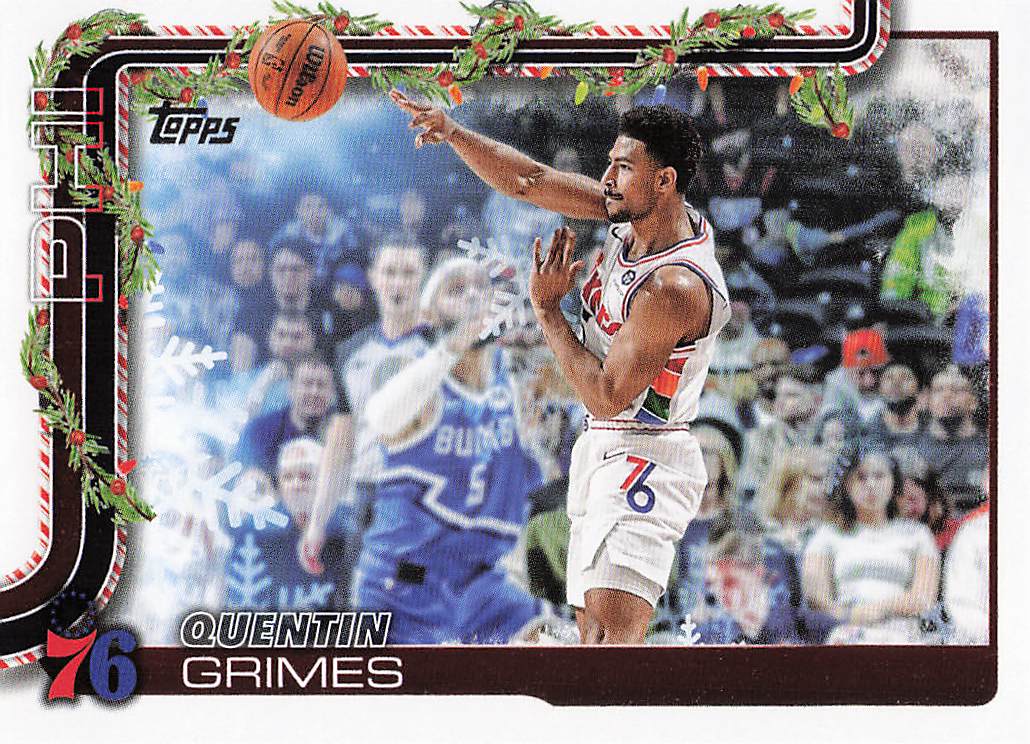 2025-26 Topps Holiday Basketball Quentin Grimes #H21