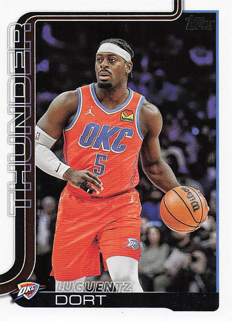 2025-26 Topps Basketball Luguentz Dort #117