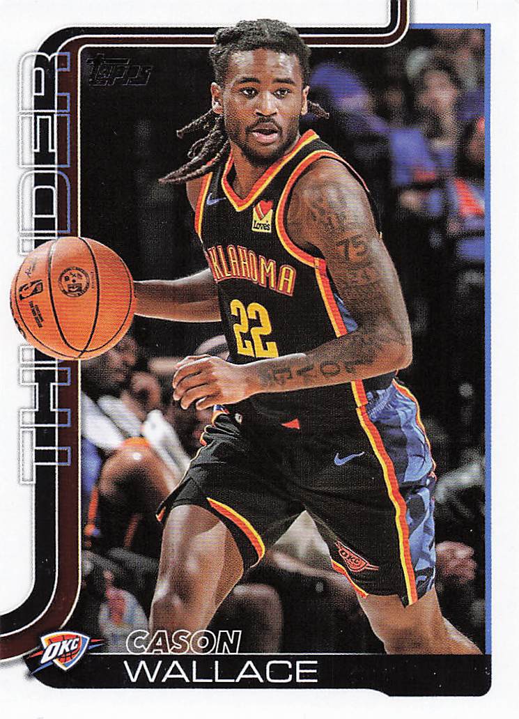 2025-26 Topps Basketball Cason Wallace #119