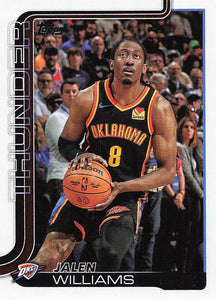 2025-26 Topps Basketball Jalen Williams #116