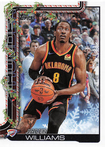 2025-26 Topps Holiday Basketball Jalen Williams #H91