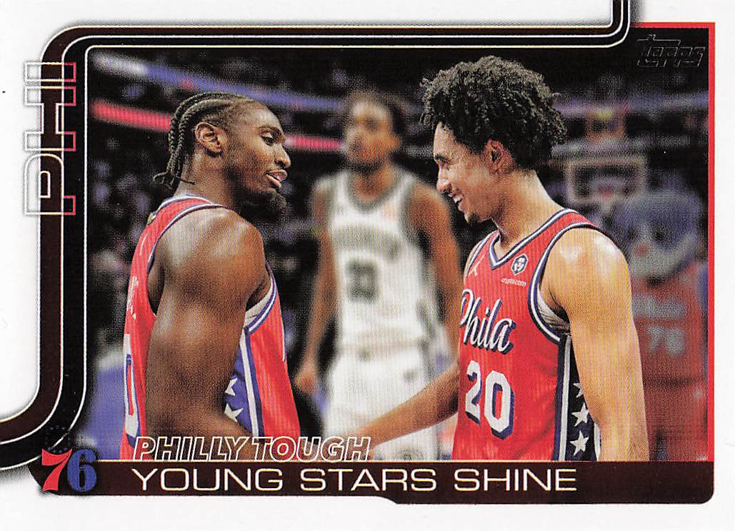 2025-26 Topps Basketball Philly Tough: Young Stars Shine #275