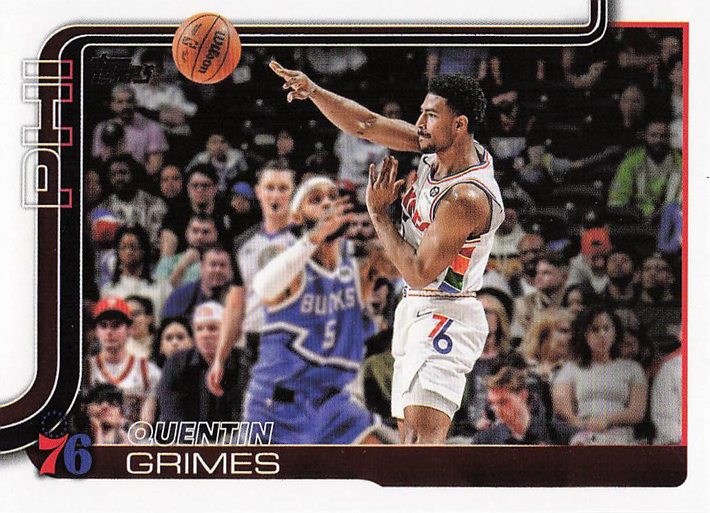 2025-26 Topps Basketball Quentin Grimes #25