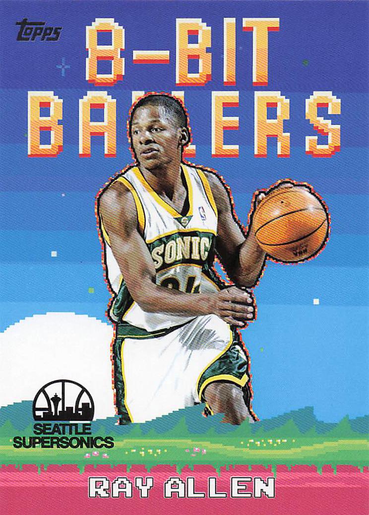 2025-26 Topps Basketball 8-Bit Ballers Ray Allen #8B-28