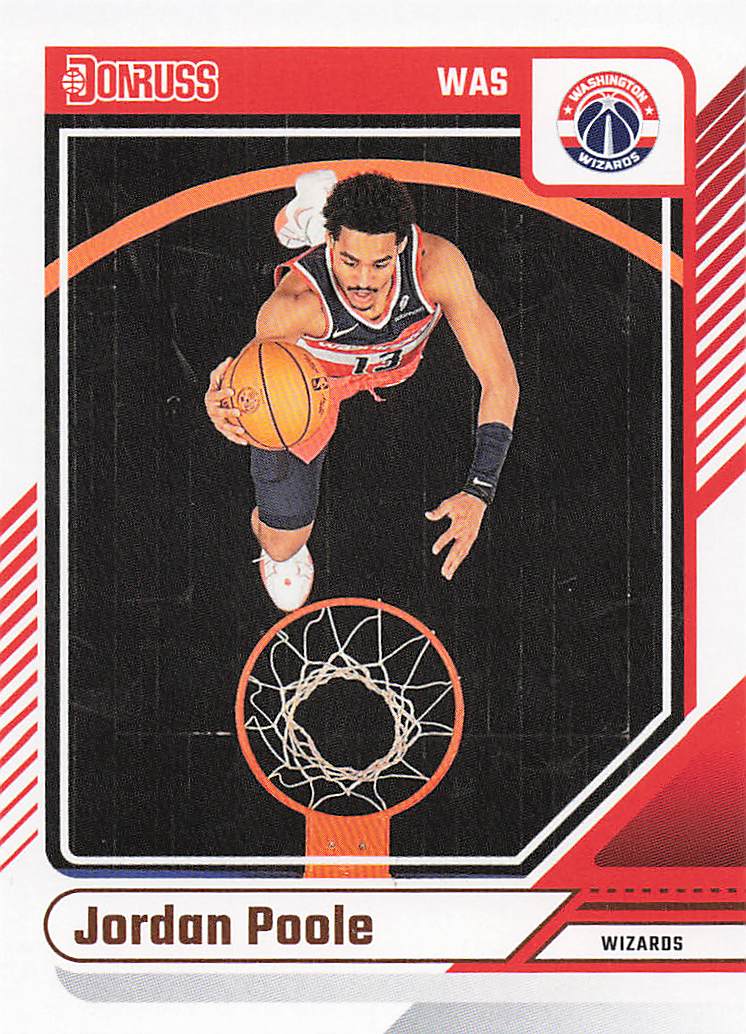 2024-25 Donruss Basketball Jordan Poole #72