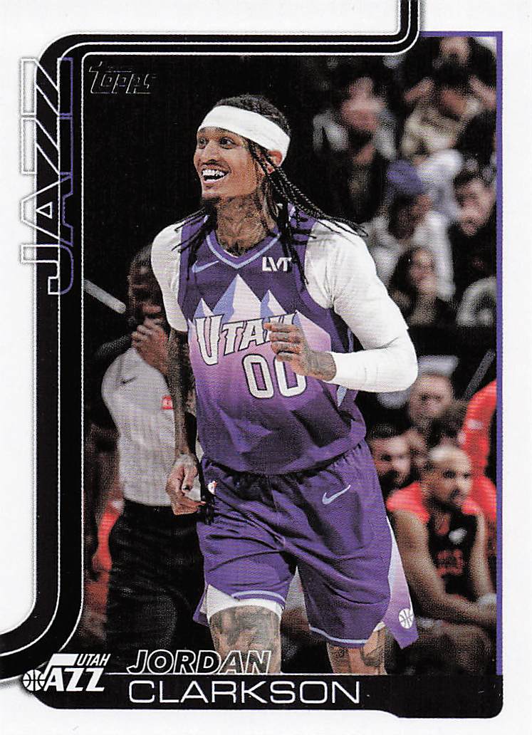 2025-26 Topps Basketball Jordan Clarkson #132