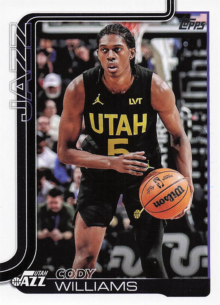 2025-26 Topps Basketball Cody Williams #130