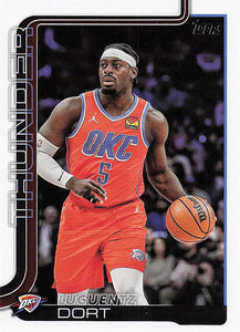2025-26 Topps Basketball Luguentz Dort #117
