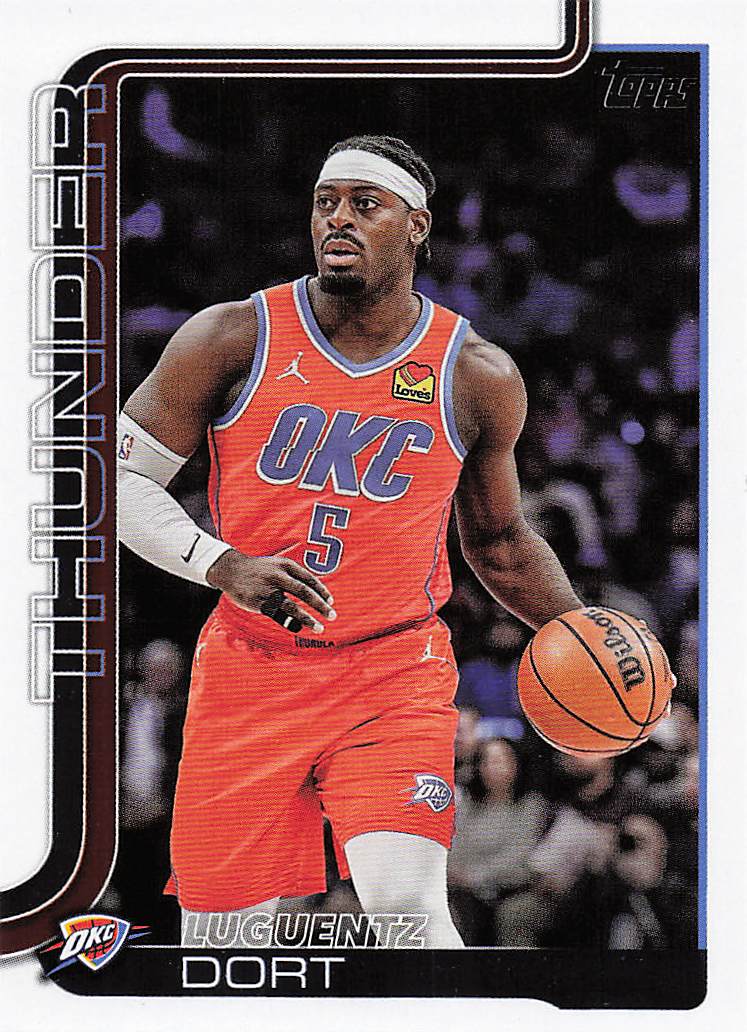 2025-26 Topps Basketball Luguentz Dort #117