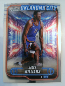 2024-25 Topps Chrome Basketball Jalen Williams #63