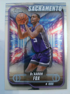 2024-25 Topps Chrome Basketball De'Aaron Fox #109