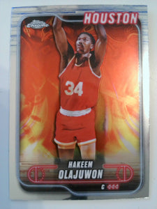 2024-25 Topps Chrome Basketball Hakeem Olajuwon #115