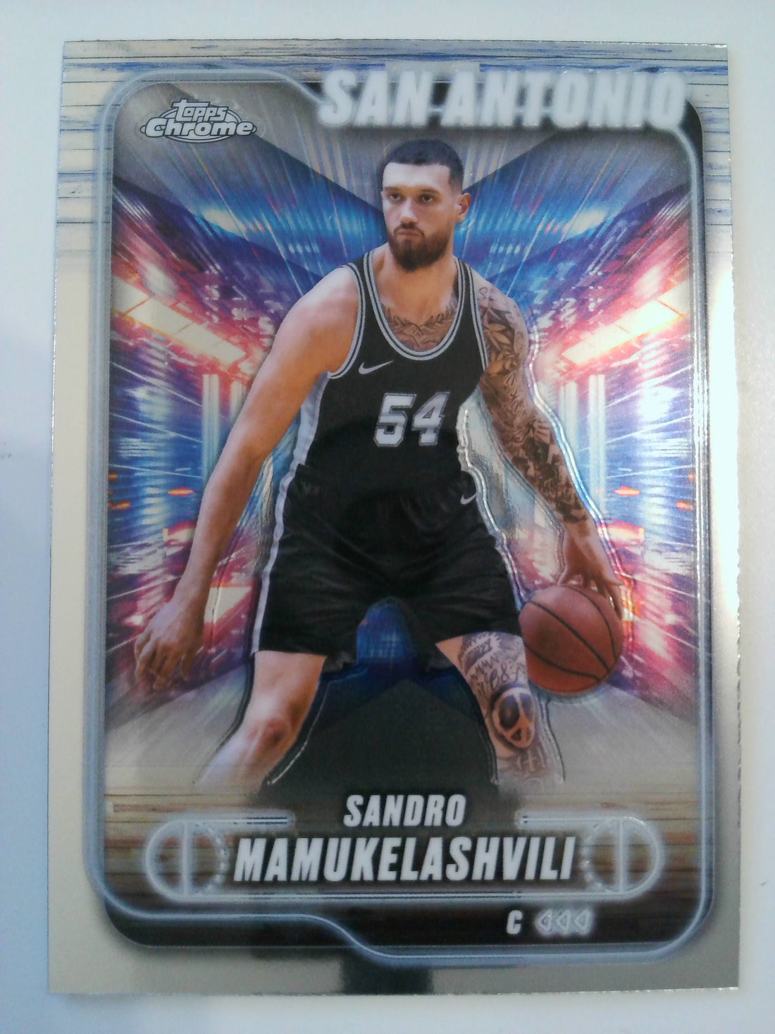 2024-25 Topps Chrome Basketball Sandro Mamukelashvili #186